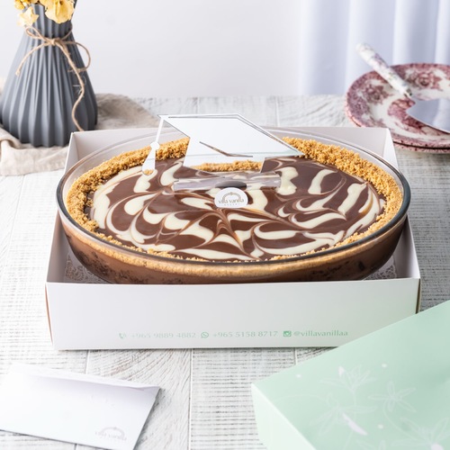 ‏Chocolate graduation pudding big size 9-10 person