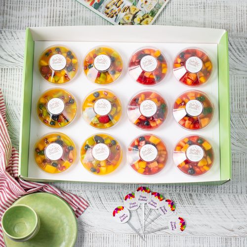 Mix Fruit Salads - Yellow and Red Fruits Salads Grapes, , blueberries, mango, strawberries, kiwi pomegranate, watermelon with juice