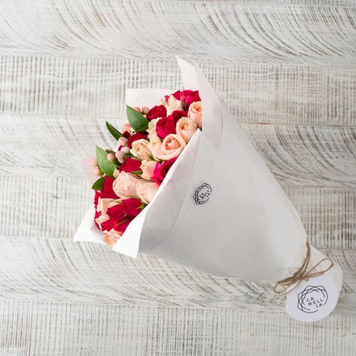 Camellia flowers medium bouquet