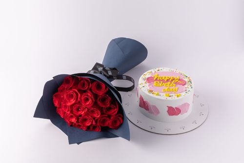 Cake With Flowers 320