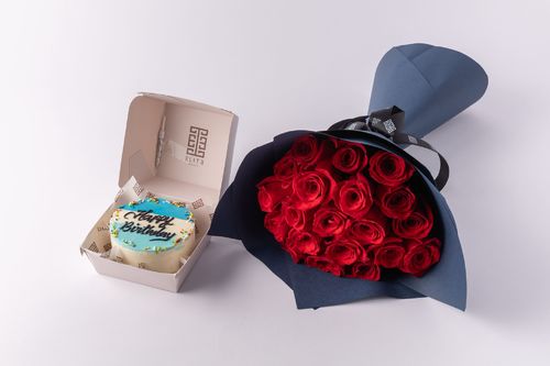 Mini Cake With  Flower 7