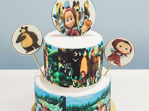 Children's Cake 11 - 6-inch cake serves 8-10 people in vanilla and chocolate flavors