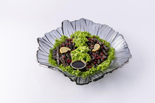 Grape leaves tray E21. - Grape leaves tray