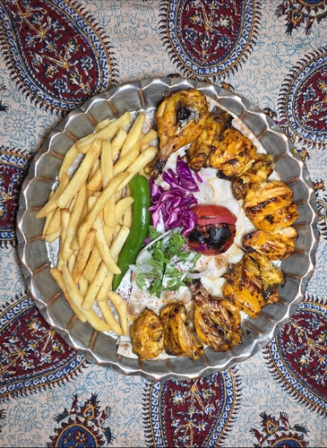 جوجه كباب  مع عظم