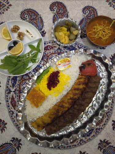 وجبه كباب ميكس مع الأرز( جديد)