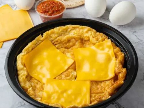 An Eggs With Cheese Plate