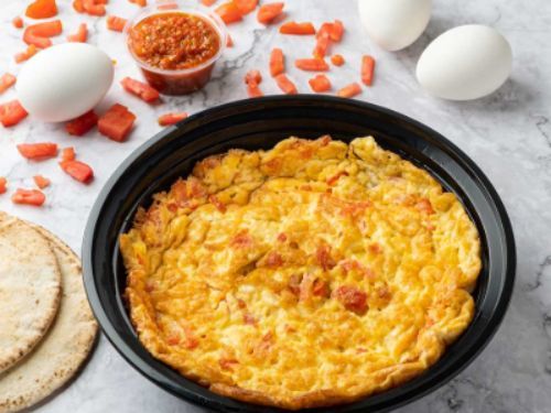 Eggs With Tomatoes Platter