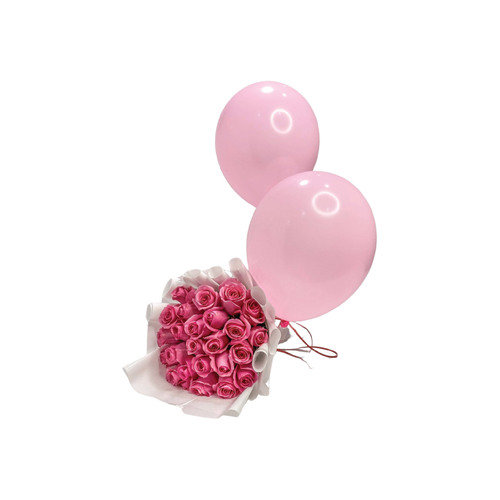 HAND BOUQUET WITH BALLOONS