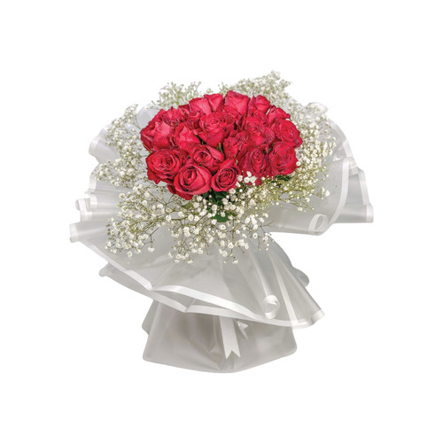 MARRIAGE BOUQUET RED ROSES