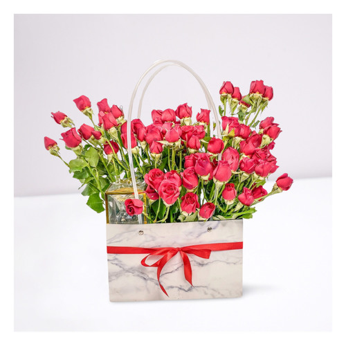 FLOWER BAG WITH BAKHOOR BURNER