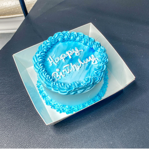 BIRTHDAY BLUE CAKE - 1.5 INCH CAKE