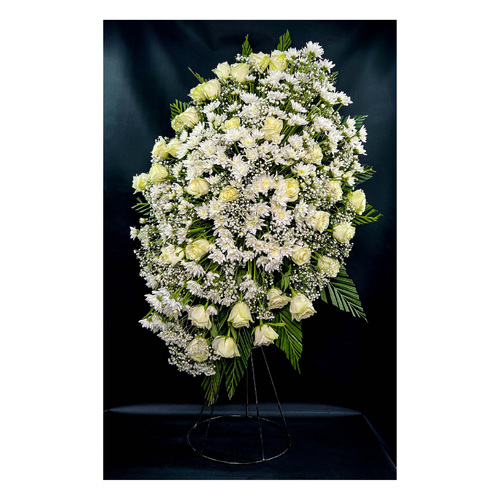 Ville Flowers - 1.5mts ALL WHITE FLOWERS STAND