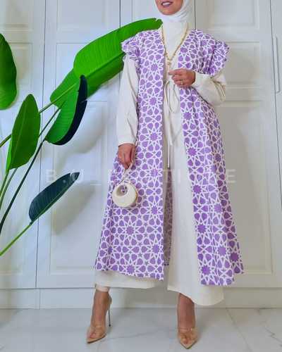 Lavender Jumpsuit - جمبسوت مع كارديقان فري سايز يلبس من سمول مثلي و شرواي لغاية اكس لارج .. فيه حزام داخلي للتحكم بمقاس الخصر متوفر ب٣ أطوال الخام لنن هندي مبطن‐----‐-------------------
تجربة القطعه و الاسترجاع تتم بنفس وقت التوصيل من خلال الاتفاق بين الزبونه و السايق
و اعتذر عن استرجاع اي قطعه بعد ذلك