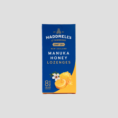 Lozenges +16 - Easy-to-carry lozenges made from Manuka honey 16+, suitable for travelers. Ingredients: Manuka Honey 16+ (dried)Benefits: Strengthens the immune system Relieves congestionSymptoms:
Safe to use with no side effectsHow to Use: Suitable for use by individuals aged 3 years and above.