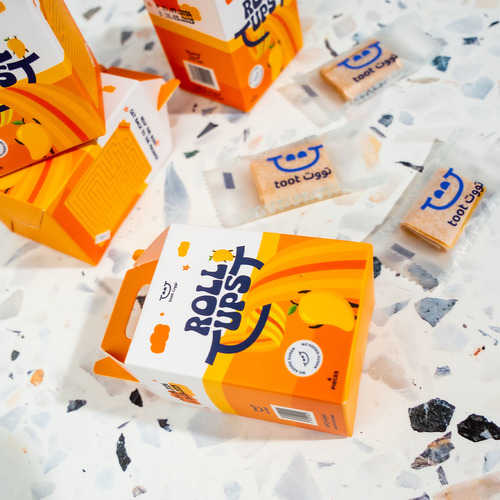 Mango Rollups - Small Size - Quantity: Half dozen (6 roll pieces)Contains mango only 

Without artificial colors or flavors