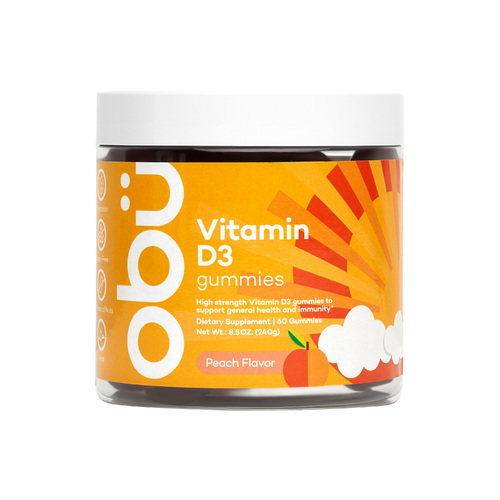 Vitamin D3 - Description Give your body the daily dose of sunlight it needs to keep your bones, muscles, and teeth strong and healthy! Size/Dosage:60 Gummies How to Use:Chew 2 gummies daily, any time of day