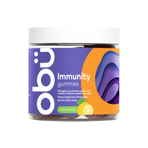 Immunity Adults - Description Strengthen your immune system with Obu Immunity! A powerful blend of vitamins and natural extracts designed to keep you protected and feeling your best every day. Size/Dosage:60 Gummies How to Use:Chew 2 gummies daily any time of day