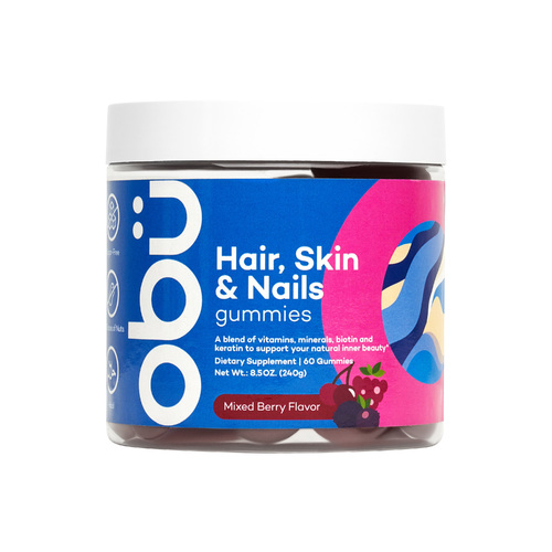 Hair, Skin and Nails - Description Contains everything you need to promote healthy hair, strong nails, and radiant skin! Size/Dosage:60 Gummies How to Use:Chew 2 gummies daily any time of day