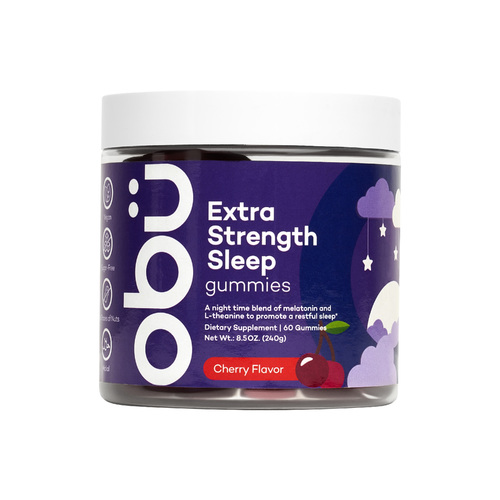 Extra Strength Sleep - Cherry - Description Get a good night’s rest with our melatonin-infused gummies that promote relaxation and improve your quality of sleep. Size/Dosage:60 Gummies How to Use:Chew 1 gummy daily 30 minutes before bedtime
