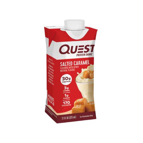 Quest Protein Shake Salted Caramel Flavored - Rtd 325 Ml - Quest Protein Shake Salted Caramel Flavored - Rtd 325 Ml Origin: USA