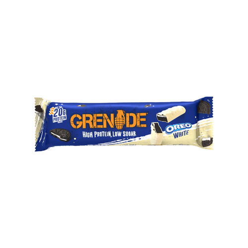 Grenade Oreo White Chocolate Protein Bar  60 G - GRENADE OREO WHITE CHOCOLATE PROTEIN BAR 60 G Origin: Lithuania
