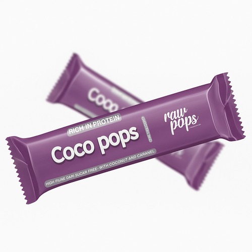 Coco Pops Protein Bar - Ingredients: coconut flakes; soluble corn fiber; isomaltooligosaccharide; purified water; sugar-free chocolate glaze (sweetener-maltitol; cocoa butter; cocoa powder; emulsifier - soy lecithin; chocolate flavouring); humectants: sorbitol syrup, glycerin(E422); purified rice (rice flour, water, pea protein, sweeteners: erythritol, sucralose); coconut oil; sweeteners: maltitol (5%), isomalt (10%); emulsifiers: soy lecithin, diglycerides of fatty acids; acidity regulators: ascorbic acid, citric acid; flavoring - caramel flavor; preservative - sorbic acid; stabilizer -gum arabic; coloring: sugar colour (E150d); salt, preservative - sorbic acid. Nutrition facts: Calories 178kcal Carbs 22g Fats 12g Protein 4g