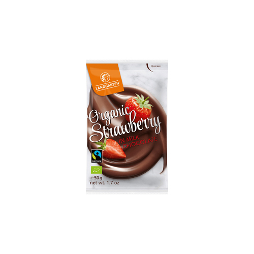 Landgarten Organic Strawberry Milk Chocolate 50gm - Landgarten Organic Strawberry Milk Chocolate 50gm Weight: 50 gm Origin: Austria