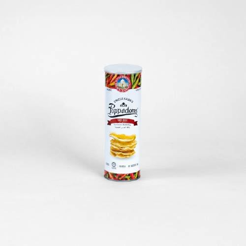 رقاقة العدس  طعم تشيلي الحلو - اسم العلامة التجارية: أنكل ساباز بوبادومز 
الوزن: 70 غرام 
المنشأ: ماليزيا