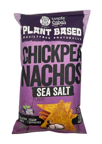 رقائق العدس بطعم ملح البحر - اسم العلامة التجارية: أنكل ساباز بوبادومز 
الوزن: 115 غرام 
المنشأ: ماليزيا