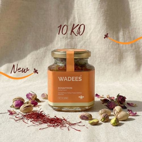 Rosaffron - Enjoy a luxurious moment with pure Yemeni flower honey infused with pistachio, rose, and saffron. A balanced fusion of sweetness and fragrant notes- a rich, memorable experience for gourmet pairings, wellness rituals, or everyday indulgence.
Ingredients: Flower Honey&nbsp;  Roses   Saffron&nbsp;   Pistachio
Key BenefitsFiber supports gut health Nutrient-dense&nbsp; Supports memory and brain health Improves sleep quality Strong antioxidant and anti-inflammatory properties
How to use: Two medium spoons daily&nbsp;
Weight: 275 g
