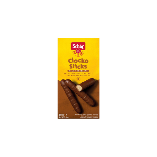 Schär Gluten Free Ciocko Sticks Biscuit 150gm - Schär Gluten Free Ciocko Sticks Biscuit 150gmWeight:&nbsp;150gm Origin:&nbsp;Germany