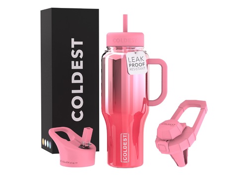 Coldest 1 L limitless | Lily Nova - Fully insulated. It comes with 3 kinds of lids (Sport lid, Sip lid, and Chug lid) 36+ Hours Cold, 12+ Hours Hot. Fits big ice cubes. Lightweight. Very strong and solid build. Floats in oceans and pools. Doesn’t leak, doesn’t rust.