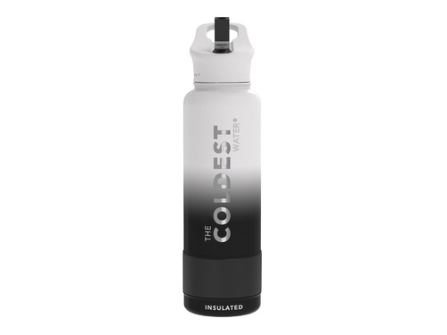 Coldest 1.2 L Sports Bottle | Hyperspace - Engineered with triple insulated layers of stainless steel. Fully insulated flip top lid. 36+ Hours Cold, 12+ Hours Hot. Fits big ice cubes. Lightweight. Very strong and solid build. Floats in oceans and pools. Doesn’t leak, doesn’t rust.