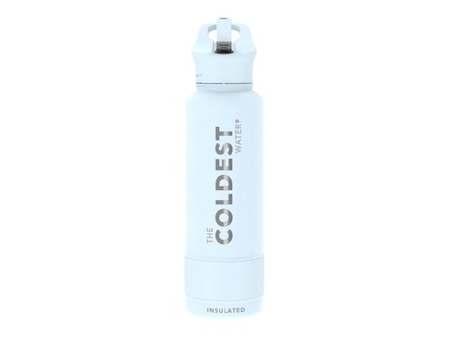 Coldest 1.2 L Sports Bottle | light blue - Engineered
     with triple insulated layers of stainless steel.
 Fully
     insulated flip top lid.
 36+
     Hours Cold, 12+ Hours Hot.
 Fits
     big ice cubes.
 Lightweight.
 Very
     strong and solid build.
 Floats
     in oceans and pools.
 Doesn’t
     leak, doesn’t rust.