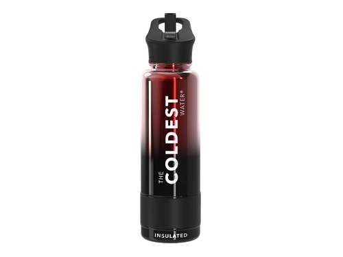 Coldest 1.2 L Sports Bottle | Red Nova - Engineered
     with triple insulated layers of stainless steel.
 Fully
     insulated flip top lid.
 36+
     Hours Cold, 12+ Hours Hot.
 Fits
     big ice cubes.
 Lightweight.
 Very
     strong and solid build.
 Floats
     in oceans and pools.
 Doesn’t
     leak, doesn’t rust.