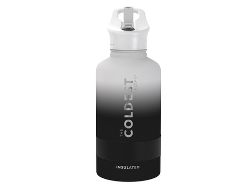 Coldest 1.9 L Sports Bottle | Hyperspace - Engineered with triple insulated layers of stainless steel. Fully insulated flip top lid. 36+ Hours Cold, 12+ Hours Hot. Fits big ice cubes. Lightweight. Very strong and solid build. Floats in oceans and pools. Doesn’t leak, doesn’t rust.