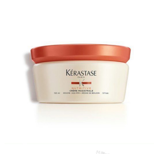 Yasmine Hair Boutique - Nutritive Crème Magistrale Hair Balm for Severly Dry Hair 150ml - Fundamental nutrition balm for dry to severely dry hair. Creamy leave-in balm immediately melts into hair to smooth, soften and add shine. Heat protection up to 180°C.