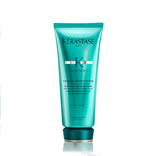 Yasmine Hair Boutique - Resistance Fondant Extentioniste Length Strengthening Conditioner 200ml - Length strengthening conditioner for slow growing, damaged lengths. Apply a quarter sized amount of Fondant Extentioniste conditioner to wet hair, working from mid-length to ends. Leave in for 2-3 minutes and rinse thoroughly.