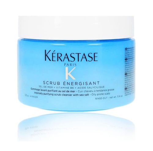 ياسمين هير بوتيك  - Kérastase Scrub Energisant  325g - Kérastase Scrub Apaisant 250ml Intensely purifying scrub cleanser with sea salt  oily prone scalp