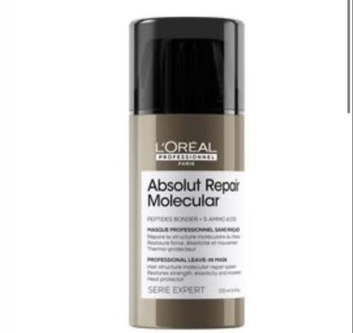 L'oreal Absolut Repair Molecular Leave-In 100ml - Absolut Repair Molecular Leave-In-Mask, For All Damaged Hair Types