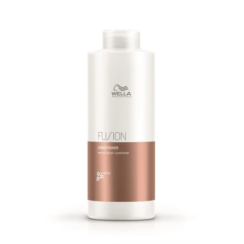 FUSION CONDITIONER 1000ML - A repairing and invigorating care for damaged hair. Your hair is protected from further damage thanks to the contained silk amino acids which build up the individual hair fibers from the inside. Furthermore, the conditioner gives your hair shine, moisturizes and smoothes the hair surface. Applied to the Intense Repair Shampoo and the Fusion Amino Refiller, the Intense Repair Conditioner maintains the care effect for a long time. Apply to clean, damp hair, leave for 30 seconds and Rinse thoroughly