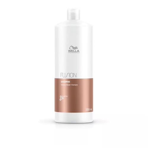 FUSION SHAMPOO 1000ML - An intensive repair shampoo that detangles and protects dry, damaged hair. Silksteel Fusion Technology combines silk amino acids and micronized lipids to repair and protect hair from breakage and instantly smooth it. Apply on wet hair and distribute evenly on scalp, massage and lather, rinse and repeat if needed.