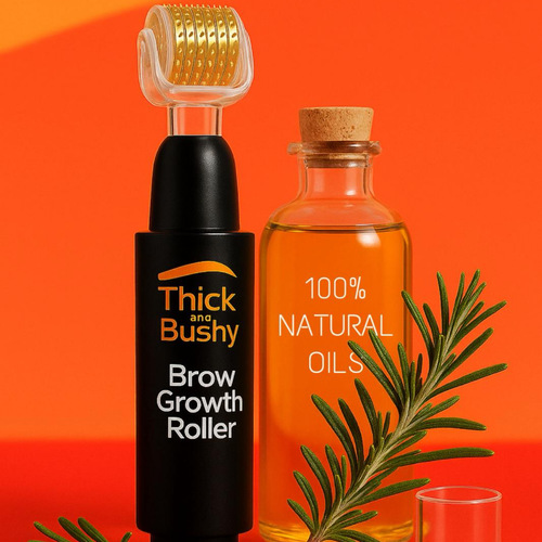 Thick & Bushy brow growth roller - 🌿 Thick & Bushy Eyebrow Growth Product ✨ A blend of 100% natural oils, cold-pressed with no chemical additives 🎯 Enhances eyebrow growth and increases density 🛡️ Safe & effective – comes with a special roller tool for better absorption 
 📌 Easy to use: Once daily before bed or more often 💡 Get your dream brows in 4 weeks 
 Ingredients: 100% natural oil blend Cold-pressed, with no additives 

Avoid contact with eyes
Always sterilize the tool
Do not expose to sunlight while using
Stop plucking eyebrows during this period
Make sure you are not allergic before use
Product shelf life: 3 months from delivery date