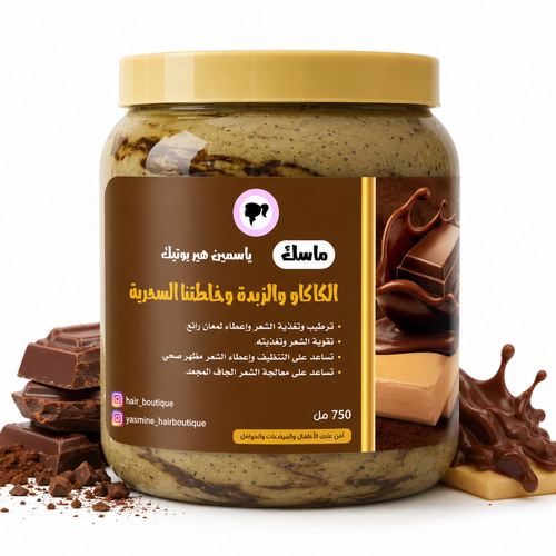Chocolate and butter hair mask