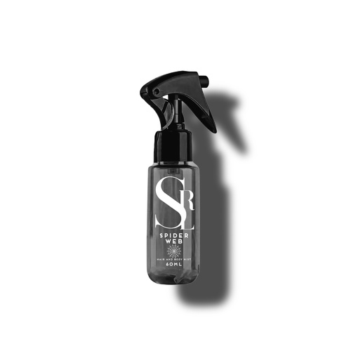 SPIDERWEB MIST 50ML - NOTES : BLACK MUSK  BERGAMOT OSMANTHUS BLACKBERRIES ORRIS VANILLA PATCHOULI WOOD