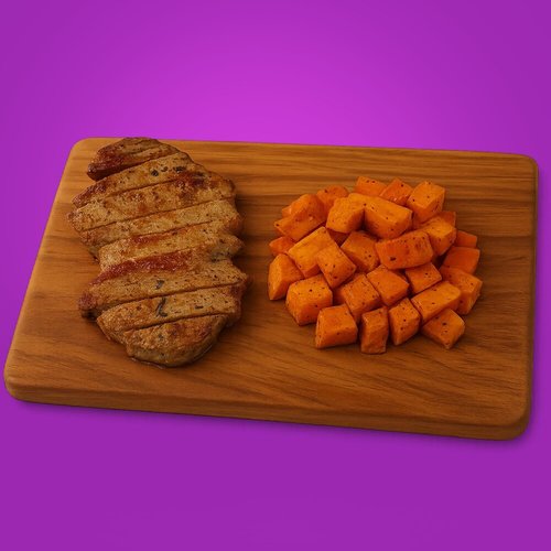 Grilled Steak With Sweet Potato - 150 gram Grilled Steak 150 Gram Sweet Potato