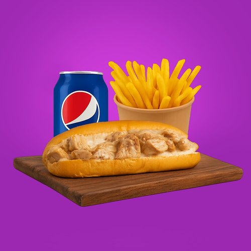 Alfredo Truffle Chicken - Grilled Chicken , Grilled Onion , Mayo ,&nbsp; Alfredo Truffle Sauce , White Cheese