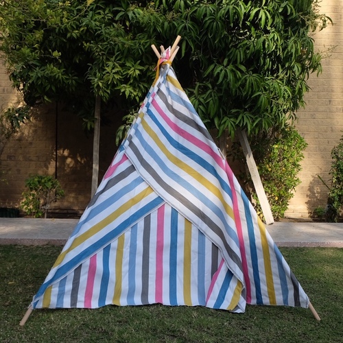 Bait Om Soud - Kids tipi - Easily Pop out a tipi for little ones to role play. Suitable for indoors and outdoors   
This tipi is foldable and can be packed aside, fabric is removal and washable