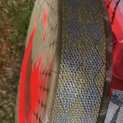 طمبور - طار مزين للديكور مع إضاءه