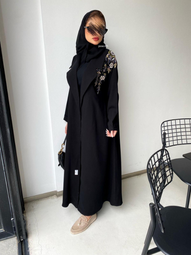 Saham Abaya - Maha Abaya - Please Write the Following Information in the Notes Box Below:
 Shoulder Size:
 Sleeve Length:
 Chest Rotation:
 Note: Implementation Period Is 7 Days  Delivery Fee of 3 Dinars to Be Paid upon Receipt of the Order